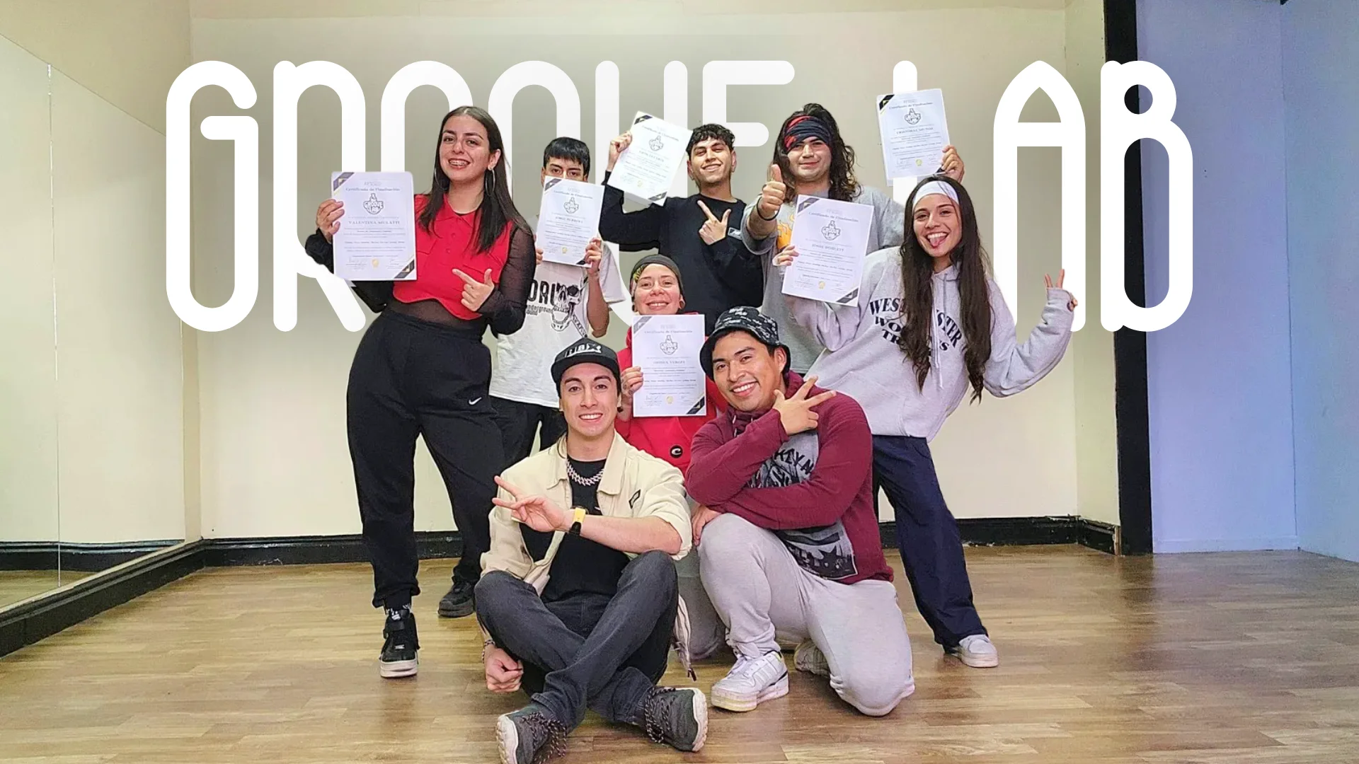 Groove Lab entrega de certificados primera generacion